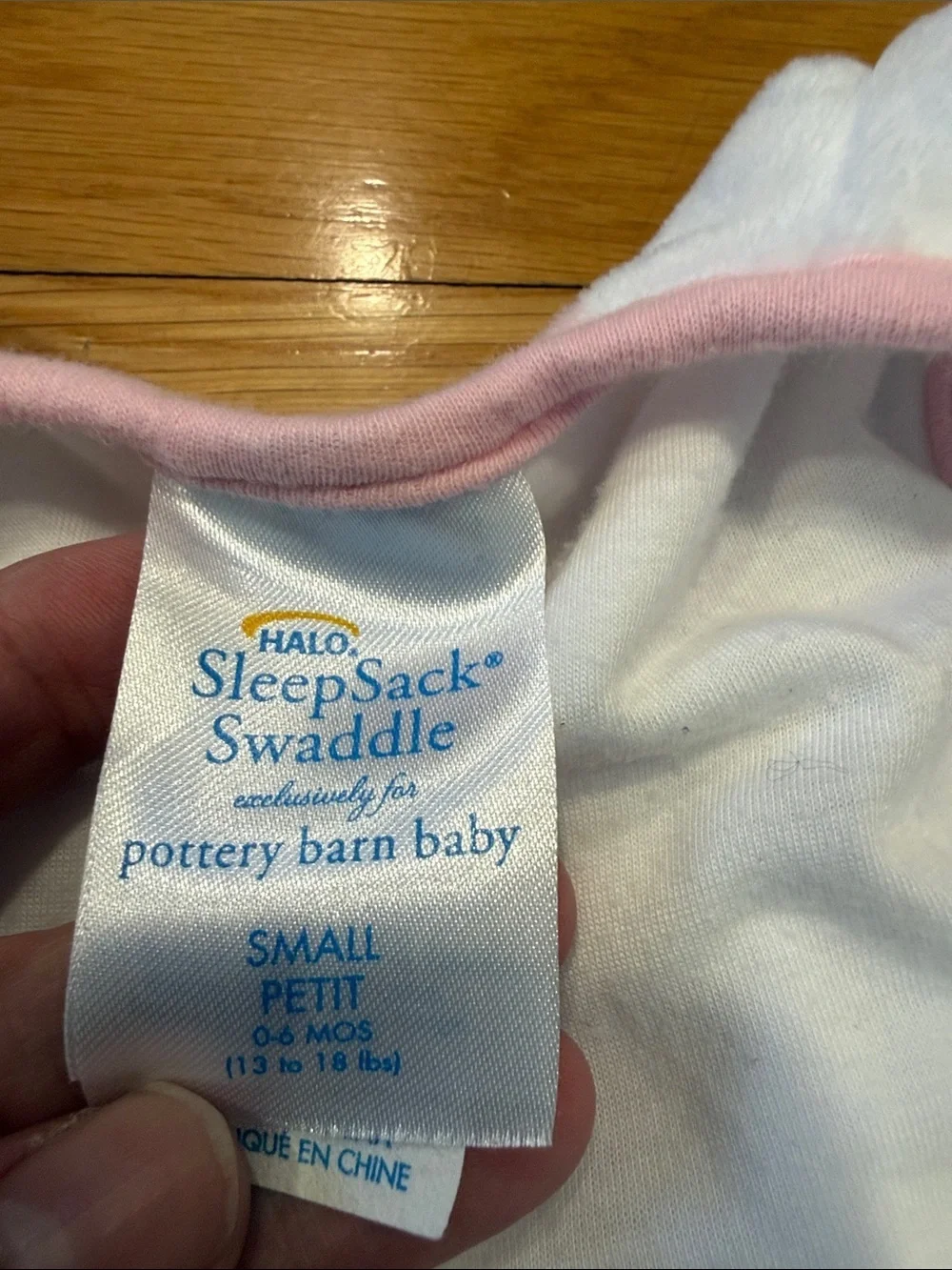 Halo fleece girls sleep sack swaddle size small .